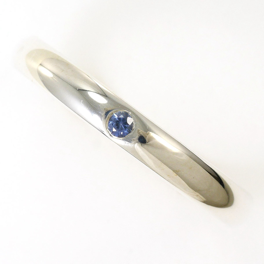 TIFFANY & CO. Silver Sapphire Ring